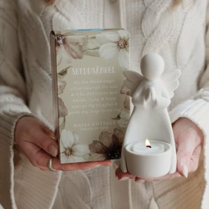 Majas Skyddsängel för Värmeljus - Majas Cottage