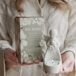 Majas Tack Ängel för Värmeljus - Majas Cottage