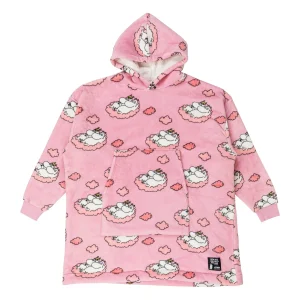 Mumin Jättehoodie - Tupplur, Rosa - Vuxenstorlek
