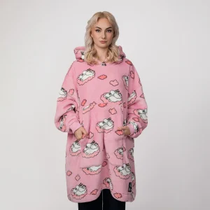Mumin Jättehoodie - Tupplur, Rosa - Vuxenstorlek