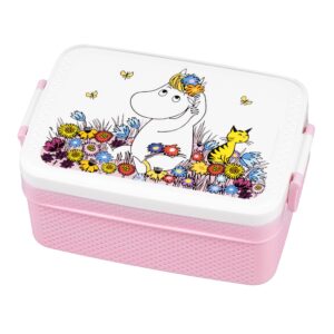 Mumin Lunchlåda - Äng, Rosa - Rätt Start
