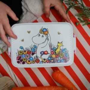 Mumin Lunchlåda - Äng, Rosa - Rätt Start