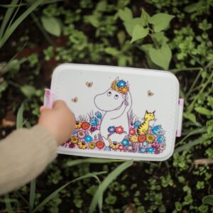 Mumin Lunchlåda - Äng, Rosa - Rätt Start