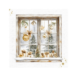 Servetter Julfönster