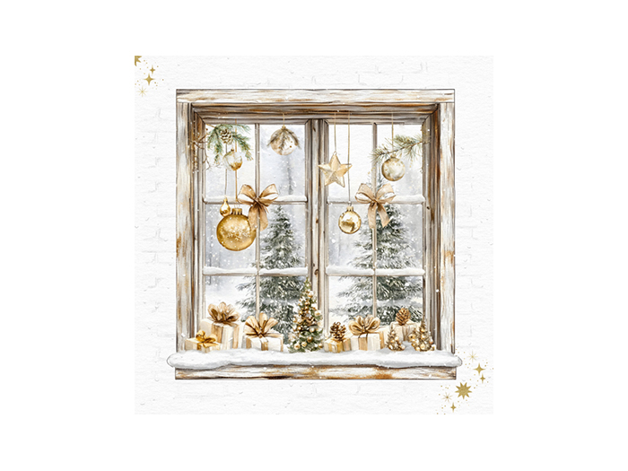 Servetter Julfönster