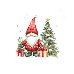 Servetter - Tomte med Luva