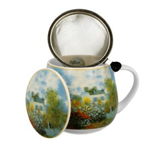 Tekopp med Tesil - Monet - The Garden at Argenteuil