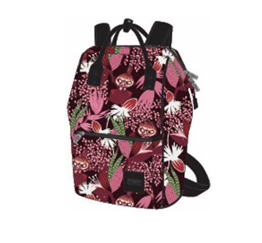 Mumin Ryggsäck - Röd Knopp - Lilla My