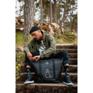 Mumin Väska - XL - Mumintrollet, Svart