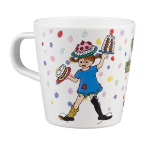 Pippi - Mugg med Handtag - Födelsedag - Rätt Start