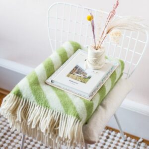 Ullpläd Filip - Grön - 130 x 180 cm