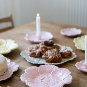 Keramikfat Äng, 25 x 25 cm - Rosa