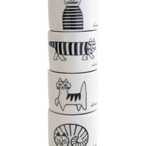 Lisa Larson Äggkoppar, 4-st - Katter