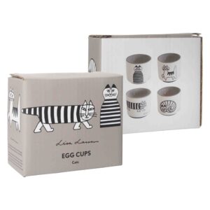 Lisa Larson Äggkoppar, 4-st - Katter