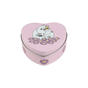 Mumin Plåtburk, 10 x 10 cm - Tillsammans