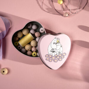 Mumin Plåtburk, 10 x 10 cm - Tillsammans