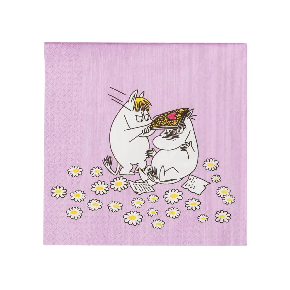 Mumin Servetter - Förälskad