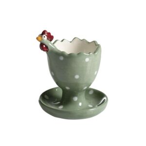 Äggkopp - Höna, Grön