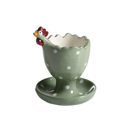 Äggkopp - Höna, Grön