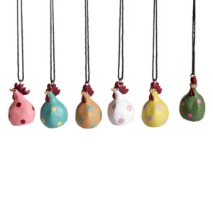 Hängande Hönor, 6-pack - Poppy