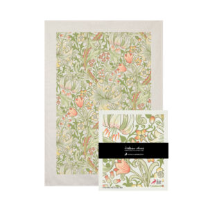 Kökshandduk och Disktrasa Set - William Morris - Golden Lily, Grön