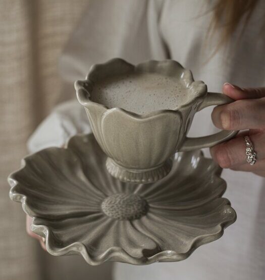 Majas Mugg - Blomstra - Finns i 2 Färger - Majas Cottage