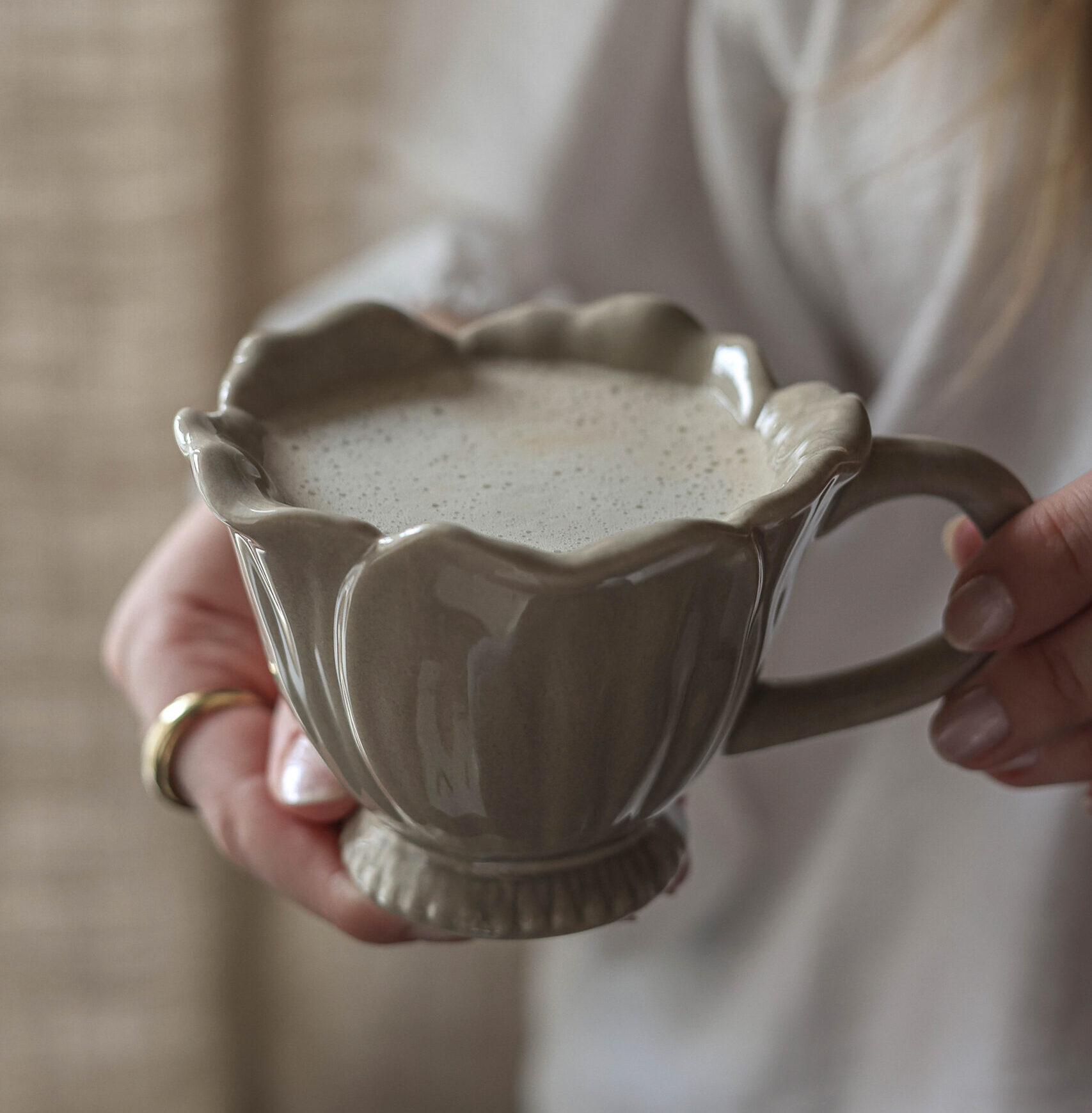 Majas Mugg - Blomstra - Finns i 2 Färger - Majas Cottage
