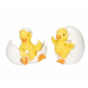 Nykläckta Kycklingar i Ägg – Påskdekoration 2-pack