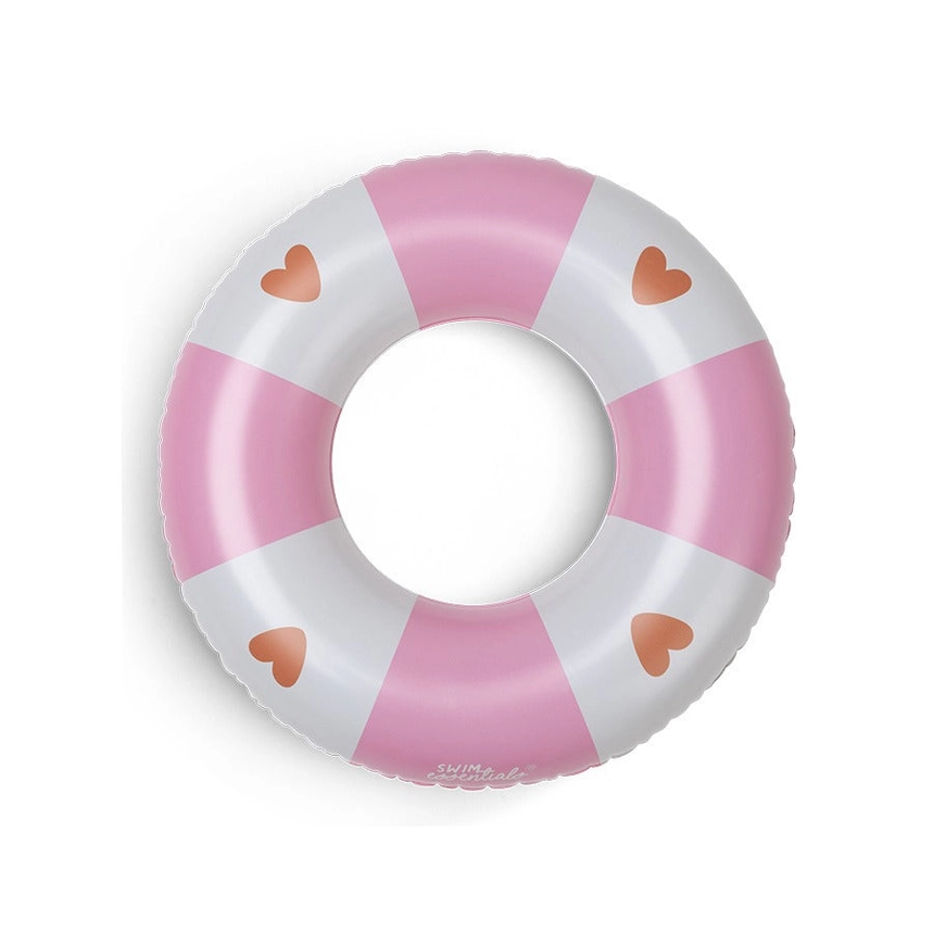 Badring - Pink Cosy Hearts - 55 cm - Swim Essentials