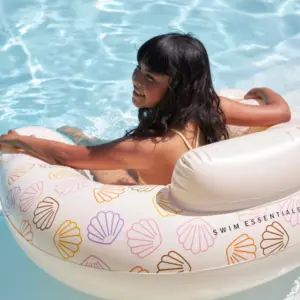 Flytande Loungestol – Poolstol med Ryggstöd & Mugghållare