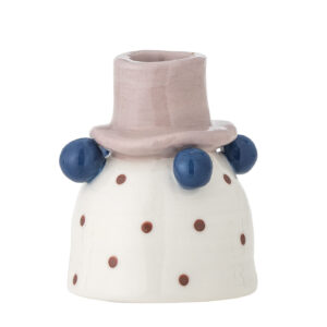 Ljusstake Bloomingville - Tacana - Prickig Rosa - 7 x 9 cm