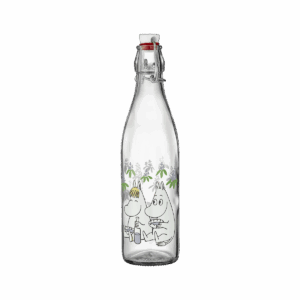 Mumin Glasflaska med Patentkork, 0,5 L – Fläder