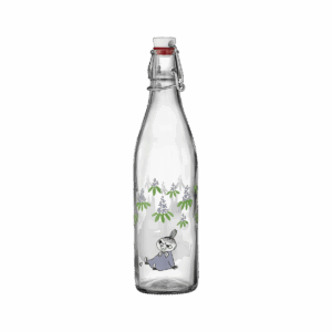 Mumin Glasflaska med Patentkork, 0,5 L – Fläder