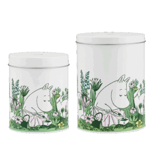 Mumin Plåtburkar - 2-pack - I Trädgården