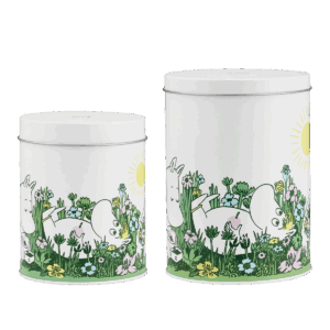 Mumin Plåtburkar - 2-pack - I Trädgården
