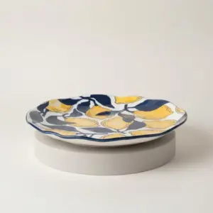 Porslinsfat Citroner - 26 x 26 cm