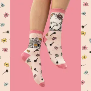 Mumin Strumpor - Kärleken Blommar, storl 36-40