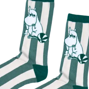 Mumin Herrstrumpor - Riviera Randig, Grön