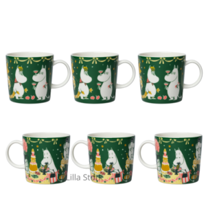 Arabia Muminmug - Kärleksgåva - 6-pack