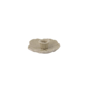Ljusstake - Botanik, 13 x 13 cm - Beige
