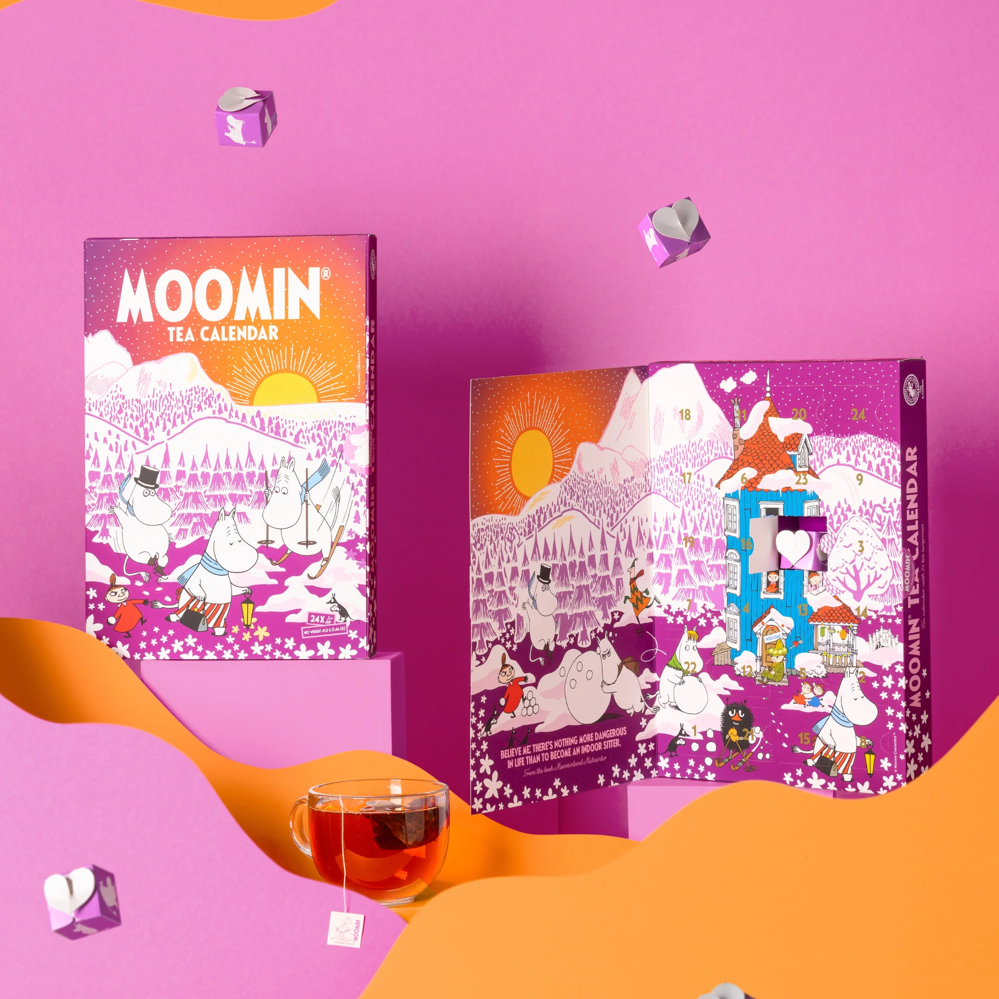 Mumin Adventskalender med Tepåsar - Tekalender 2026