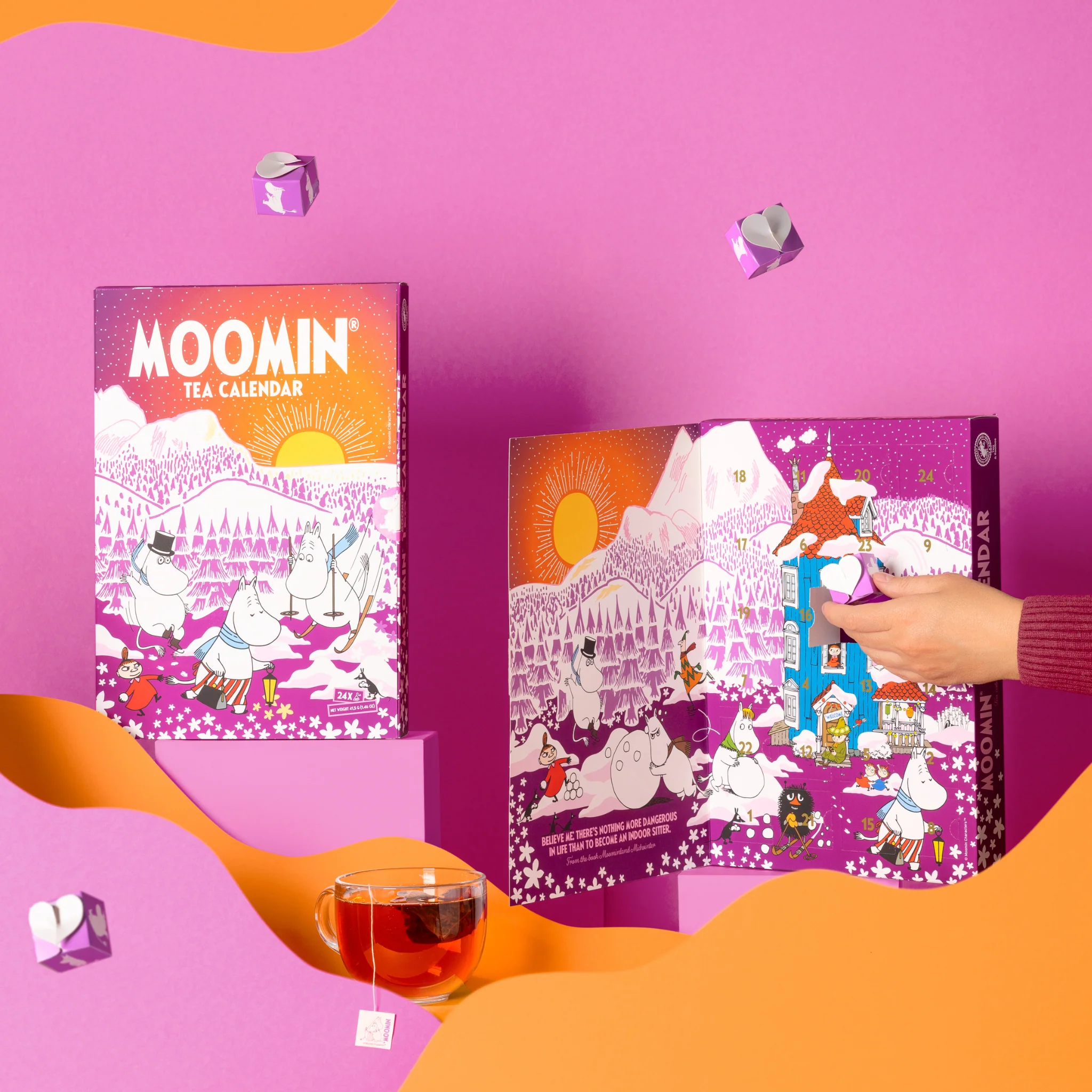Mumin Adventskalender med Tepåsar - Tekalender 2026