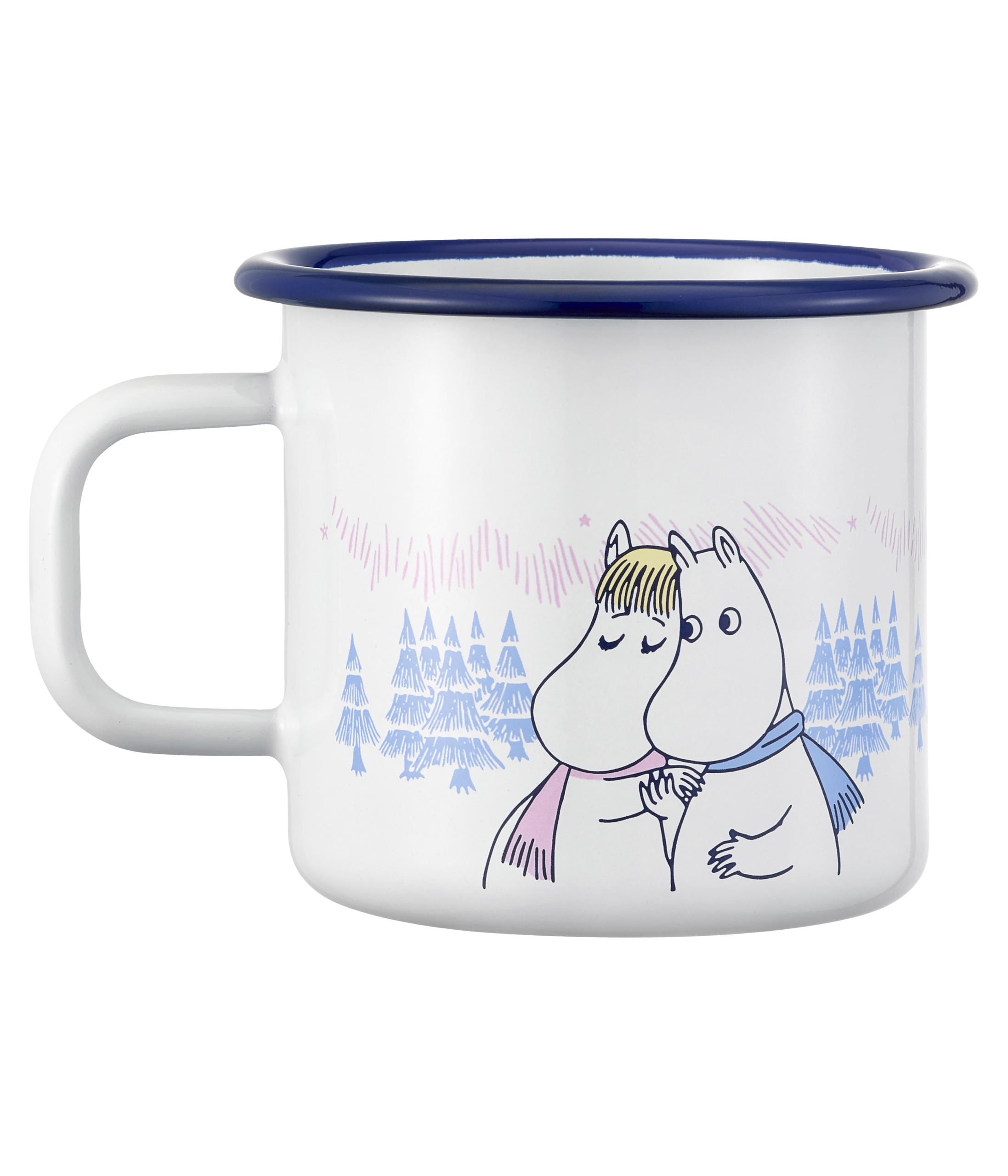 Mumin Emaljmugg – Frostig Vinterdag - 3,7 dl