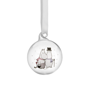 Mumin Julkula - Frostig Vinterdag - Muminmamma & Muminpappa - 5 cm