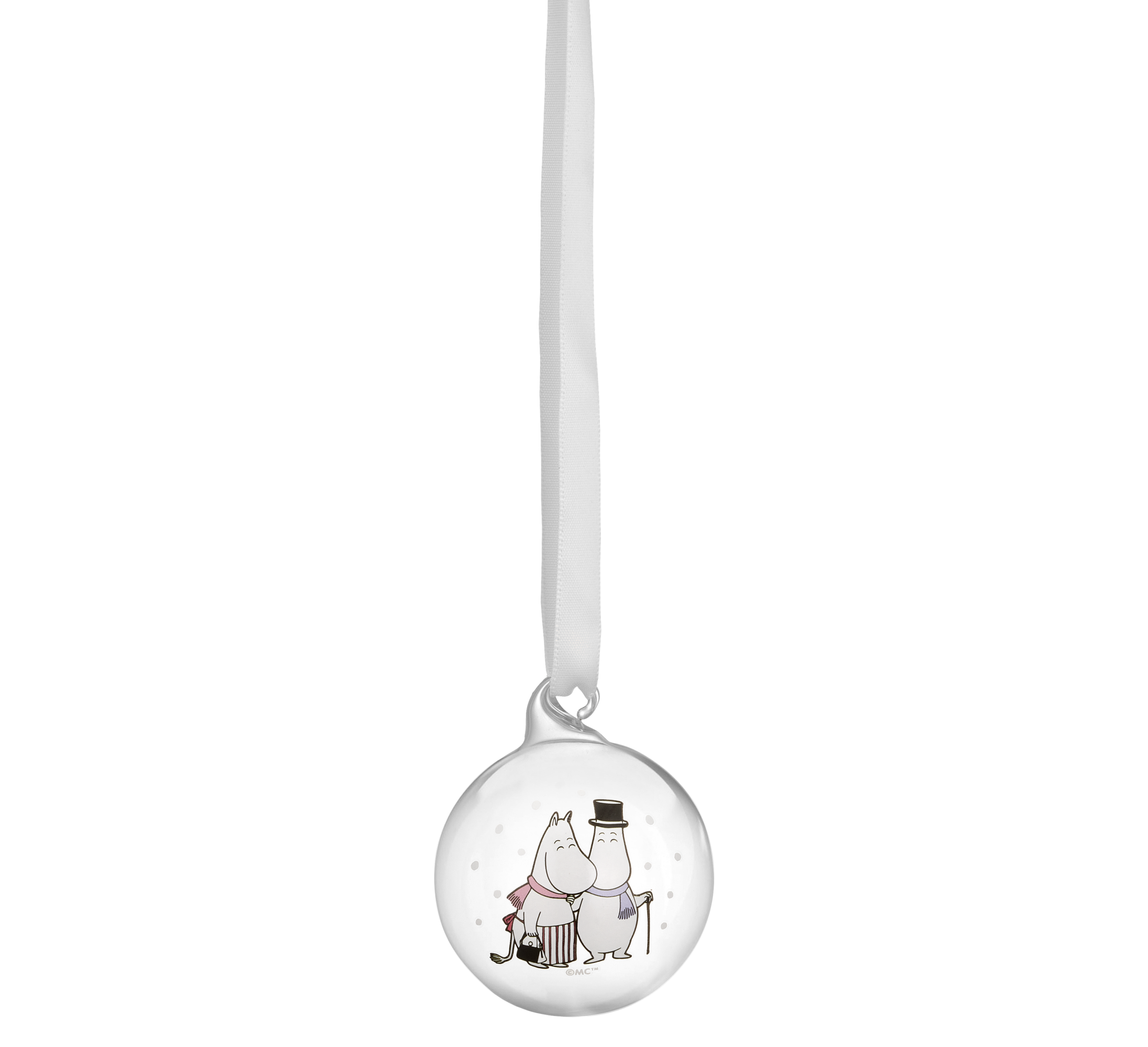 Mumin Julkula - Frostig Vinterdag - Muminmamma & Muminpappa - 5 cm