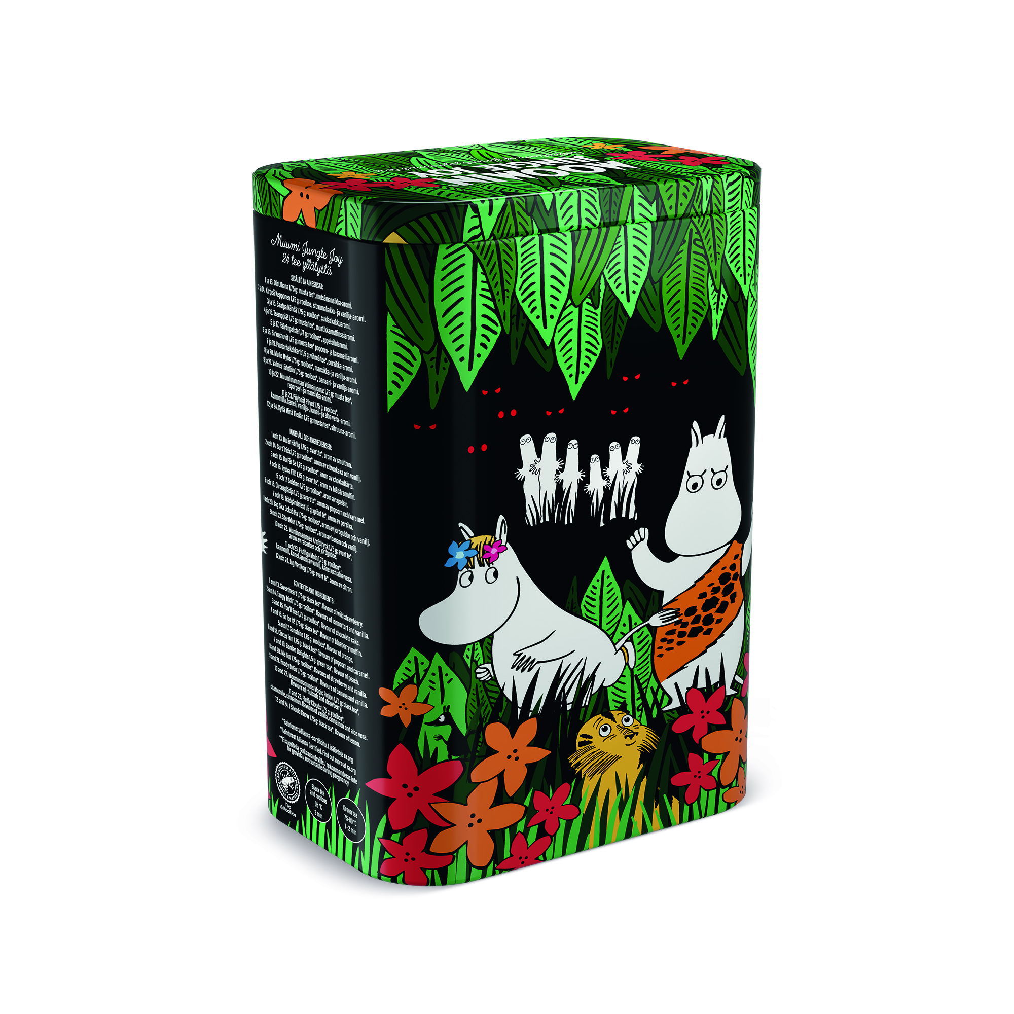 Mumin Jungle Joy – Teburk med 24 tepåsar