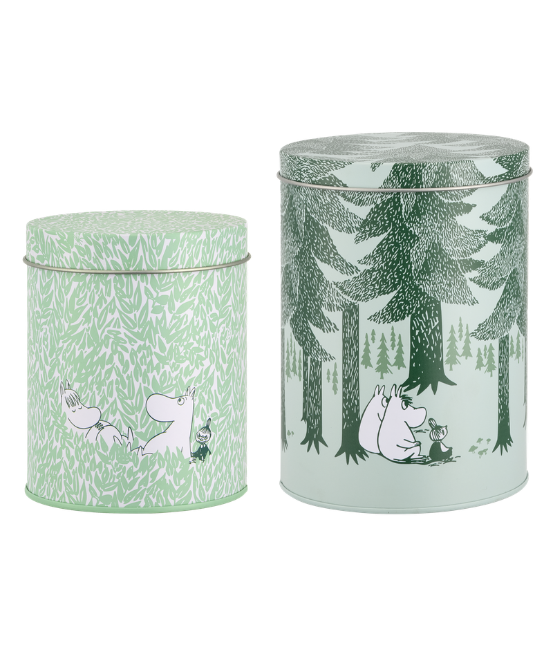 Mumin Plåtburkar – 2-pack - I Skogen