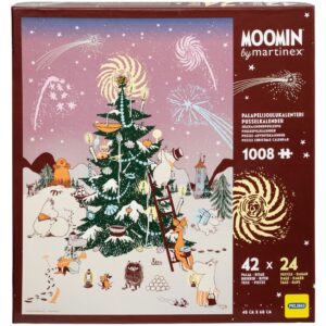 Mumin adventspussel med 24 små askar och