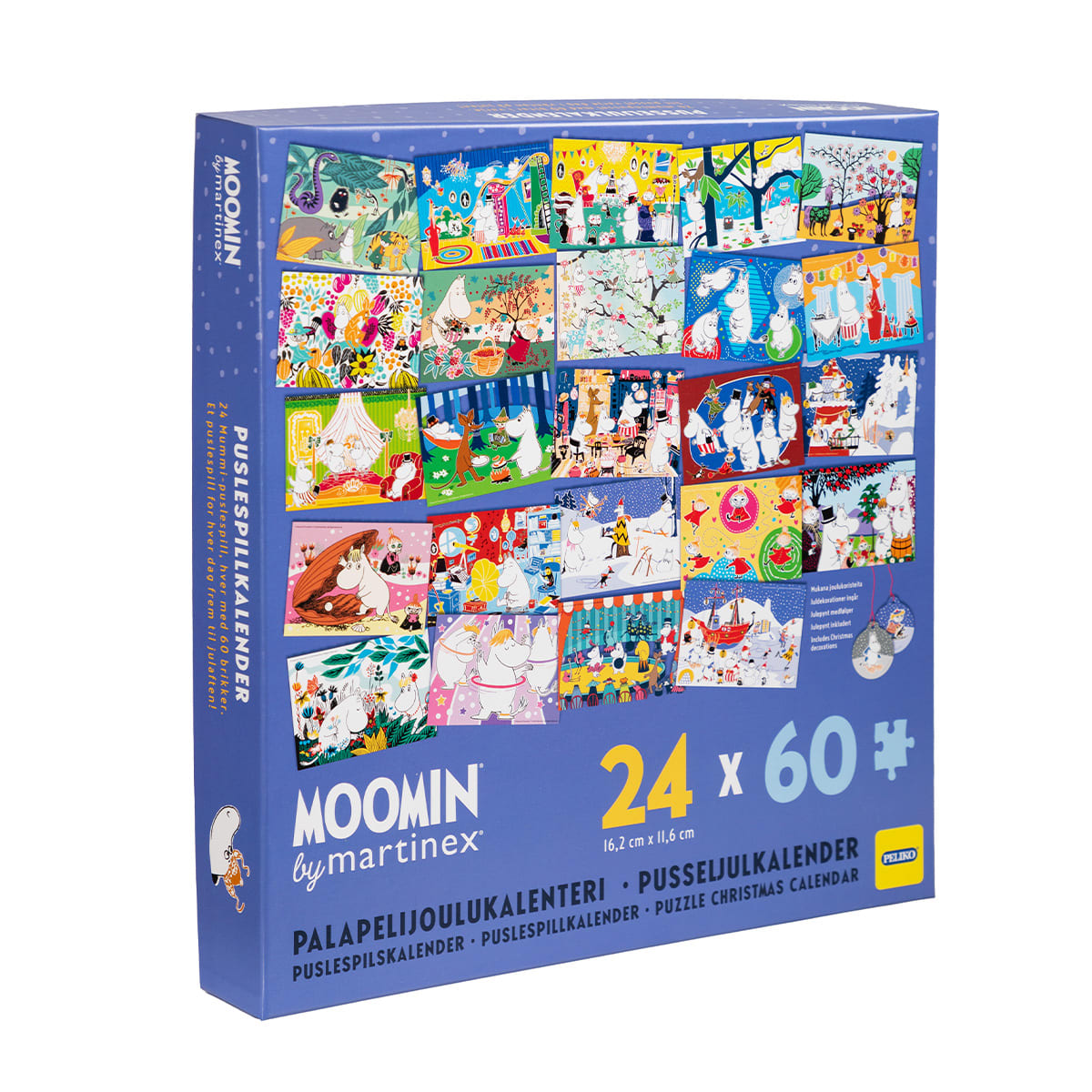 Mumin Pusselkalender - Adventskalender - 24 x 60 bitar