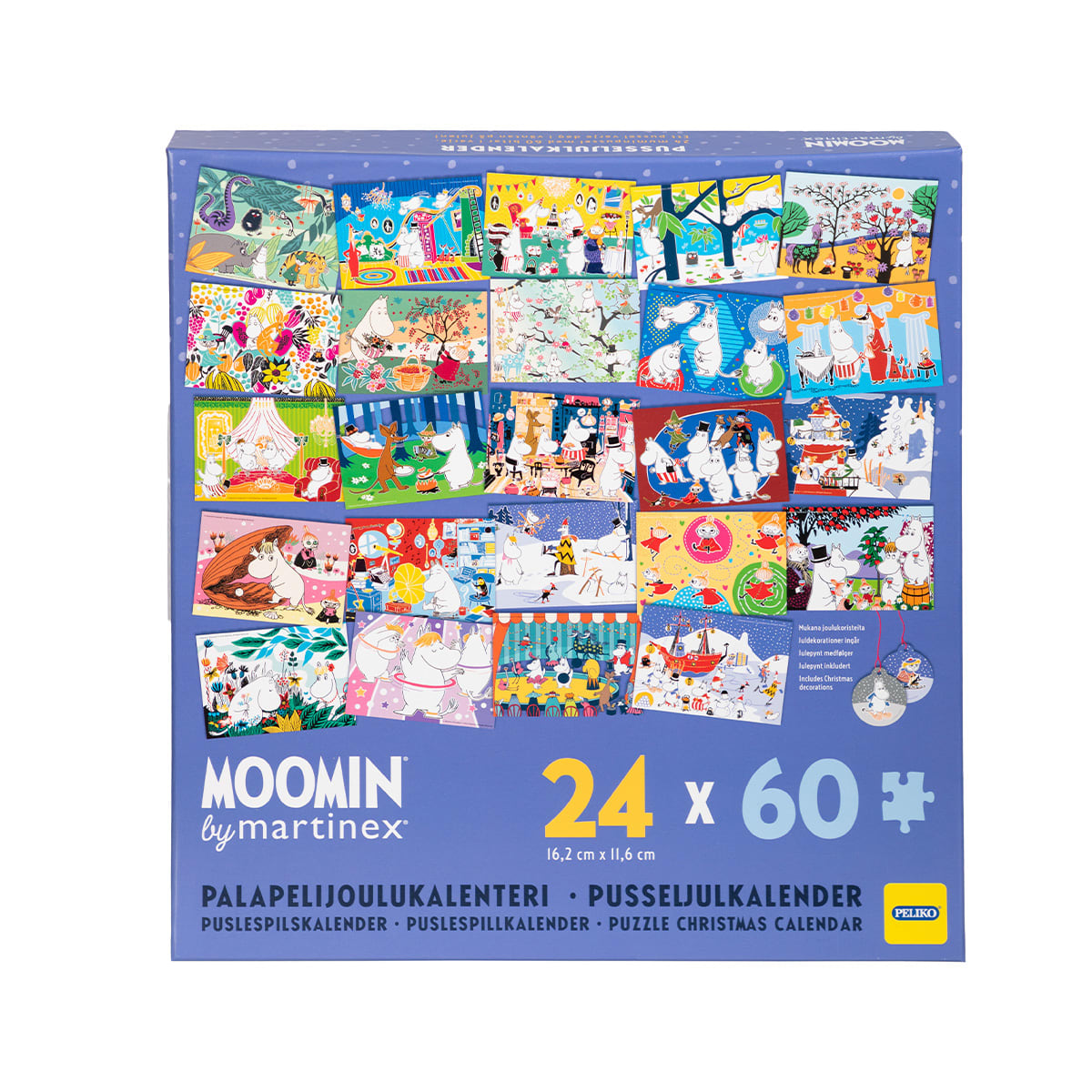Mumin Pusselkalender - Adventskalender - 24 x 60 bitar - Bild 3